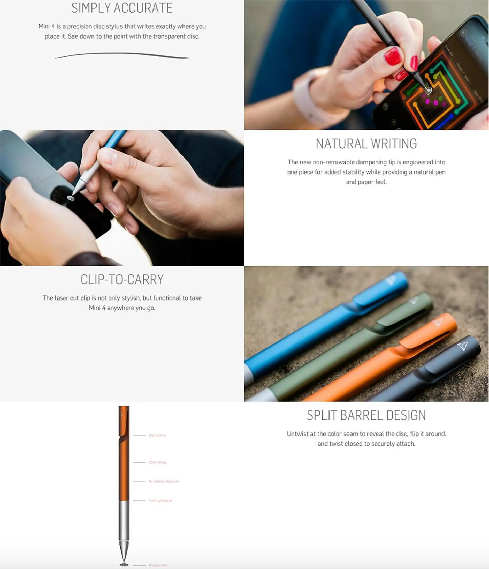 Adonit Mini 4 Fine Point Precision Stylus For Touchscreen Devices Olive Green Lazada Singapore