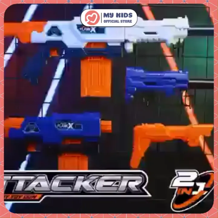 Bộ Sưu Tập Đồ Chơi Trẻ Em Phóng Xốp Nerf - Súng Bắn Đạn Nerf Size Lớn - Tặng Kèm Đ ạn và Bia