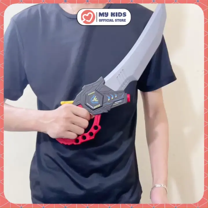 Đồ Chơi Nerf Xốp KIẾM PHÓNG NERF LAUNCH GUN Dạng Kiếm - Nhựa ABS An Toàn Với Trẻ Em