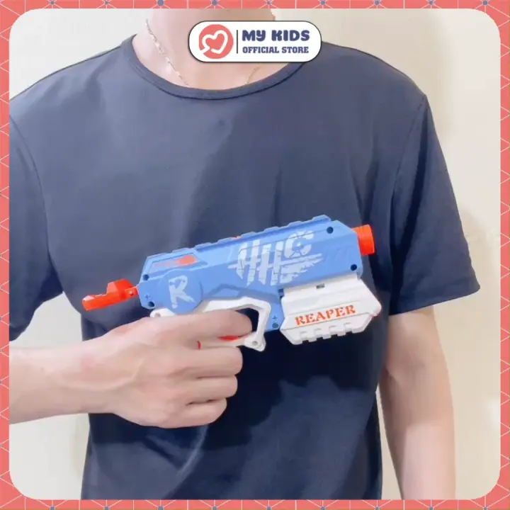 Đồ Chơi Trẻ Em Phóng Xốp Neft Cỡ Nhỏ Sặc Sỡ PISTOL GUN - Nhựa ABS An Toàn Với Trẻ Em
