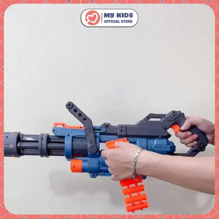 Đồ Chơi Trẻ Em Phụt Xốp Neft M134 GATLING GUN - Nhựa ABS An Toàn Với Trẻ Em