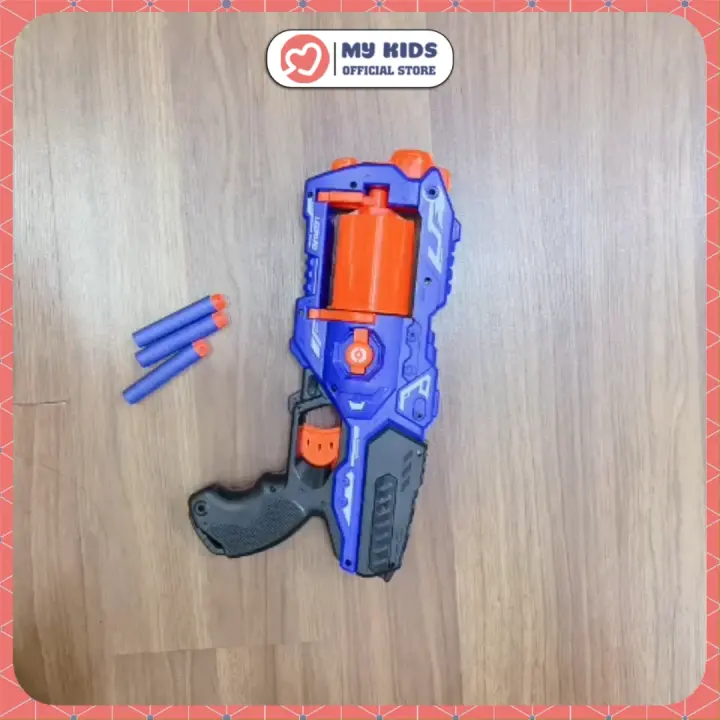 Đồ Chơi Trẻ Em Phóng Xốp Neft Cỡ Vừa BULLET GUN XOAY NÒNG - Nhựa ABS An Toàn Với Trẻ Em