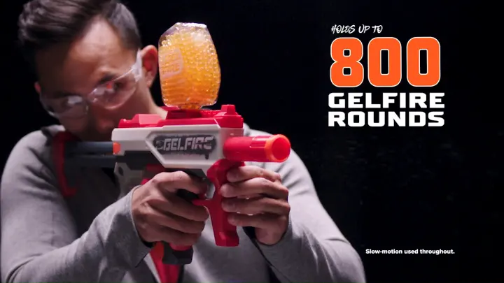 Exclusive Nerf Guns Toy Pro Gelfire Mythic Blaster Nerf Full Auto or Semi Auto, For Ages 14+
