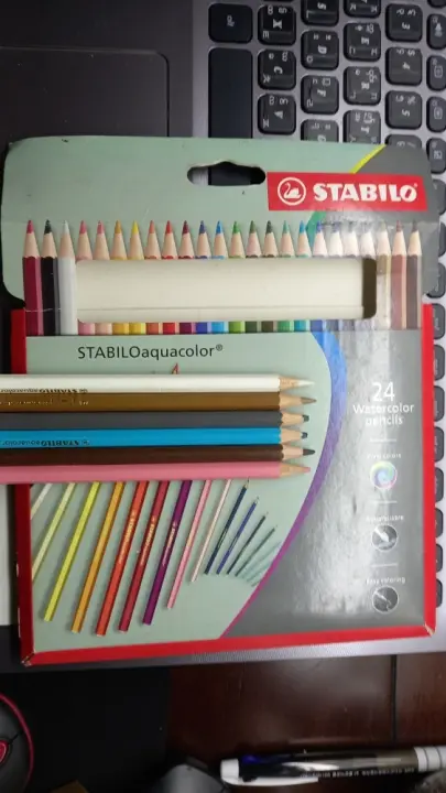 STABILO Aquacolor Pencil (Water Color) 24 Pcs