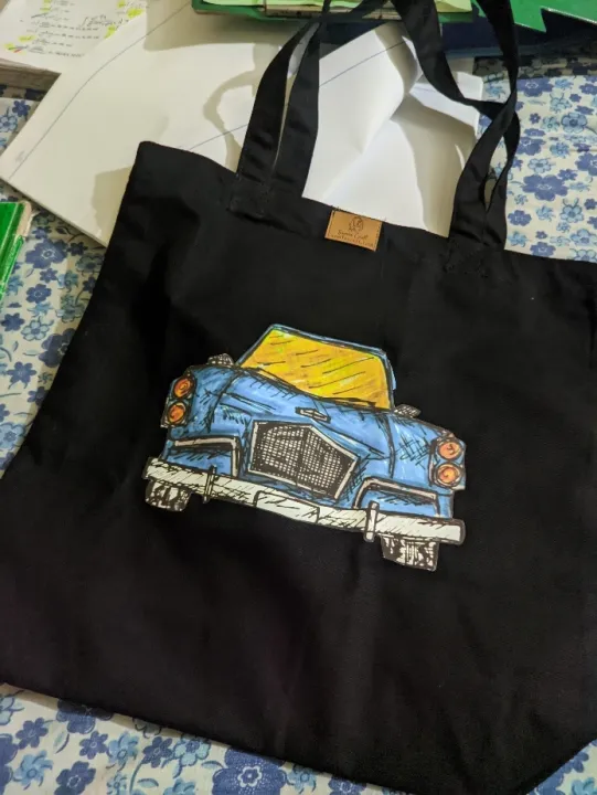 custom printed cotton tote bag