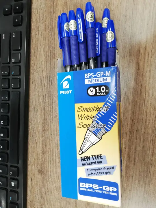 Pilot Bps Gp Ballpoint Pen Blue 1 0 Medium Tip 12 Pcs Pack Buy Online At Best Prices In Pakistan Daraz Pk
