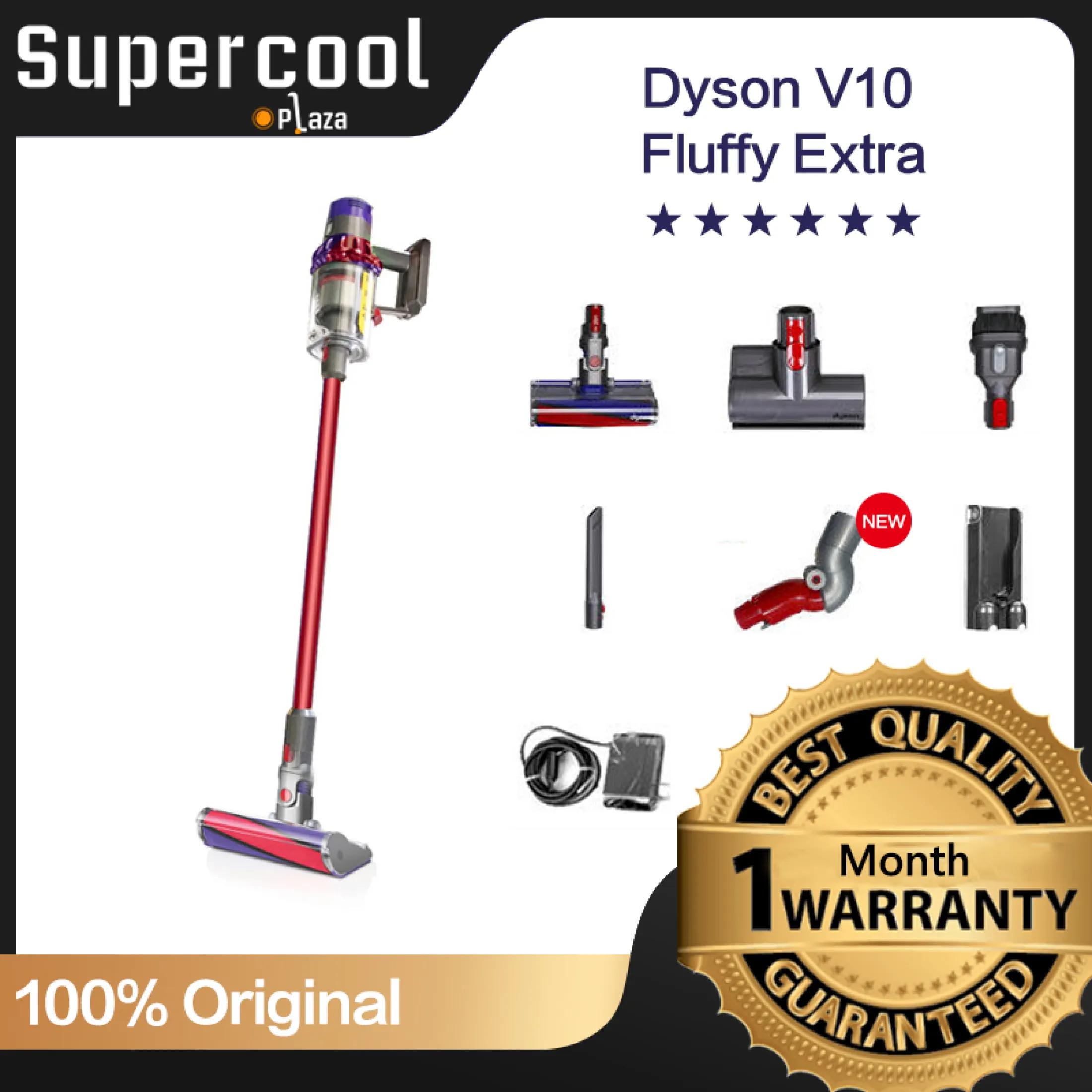 Dyson Cyclone V10 Fluffy Cordless Vacuum Cleaner Lazada Singapore