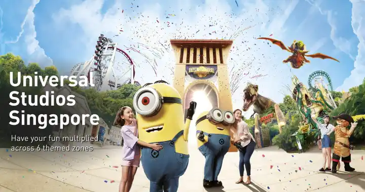 Universal Studios Singapore USS One Day Standard Admission Ticket (Dated) - REGENSIFY