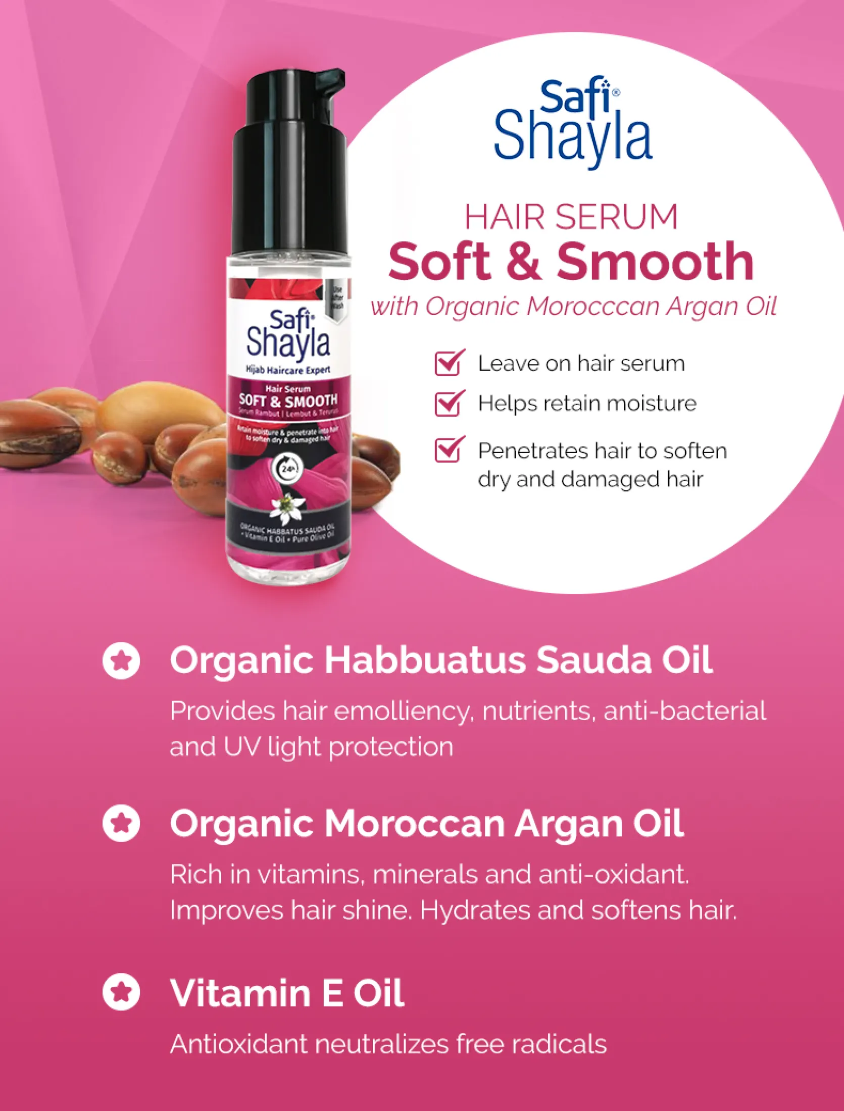 Safi Shayla Hair Serum Smooth Manageable 50ml X 2 Lazada Singapore
