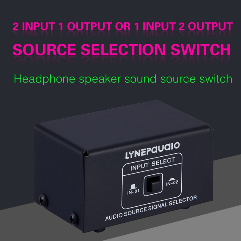 2 audio inputs to 1 output 2 audio inputs to 1 output