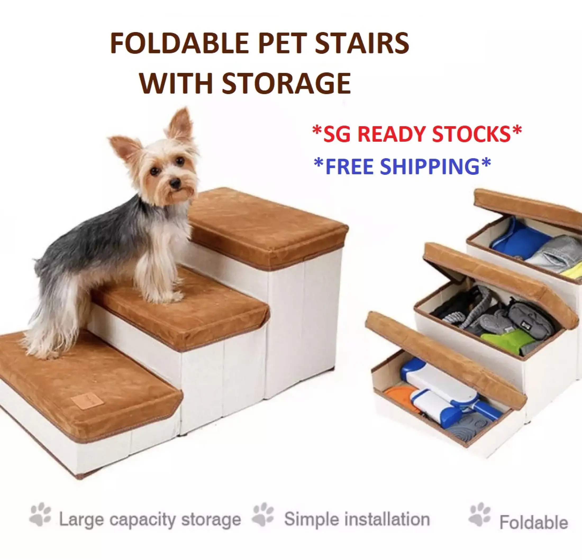 Dog stairs storage Clearance