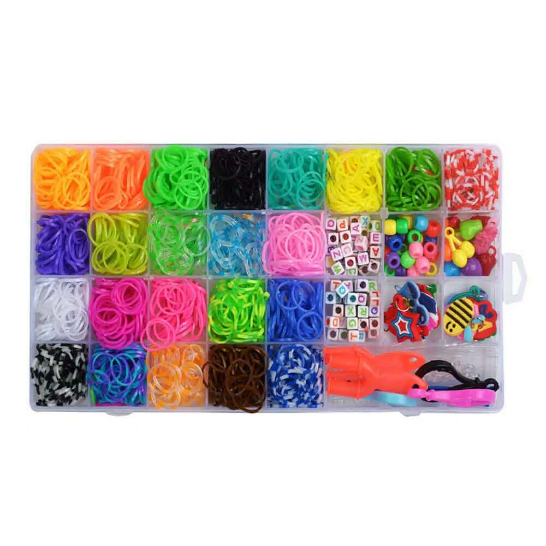 1500x rubber loom bands kit rainbow children diy toy kids make woven bracelet lazada singapore
