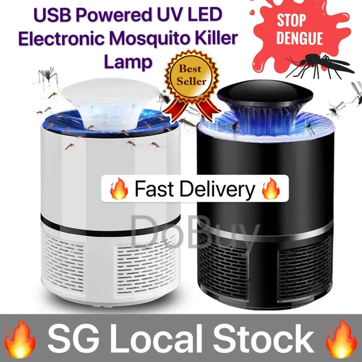 🔥10k+ unit sold🔥SG Local Stock🔥Hot Sale🔥Effective USB Powered UV LED Electronic Mosquito Killer Lamp Mosquito killer trap Stop Dengue Fast Delivery High quality