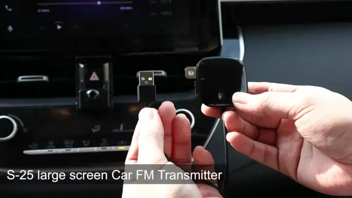 Bluetooth 5.0 Car Audio Transmitter Wireless Bluetooth FM Transmitter AUX Audio Receiver MP3 Player Car Kit Handsfree