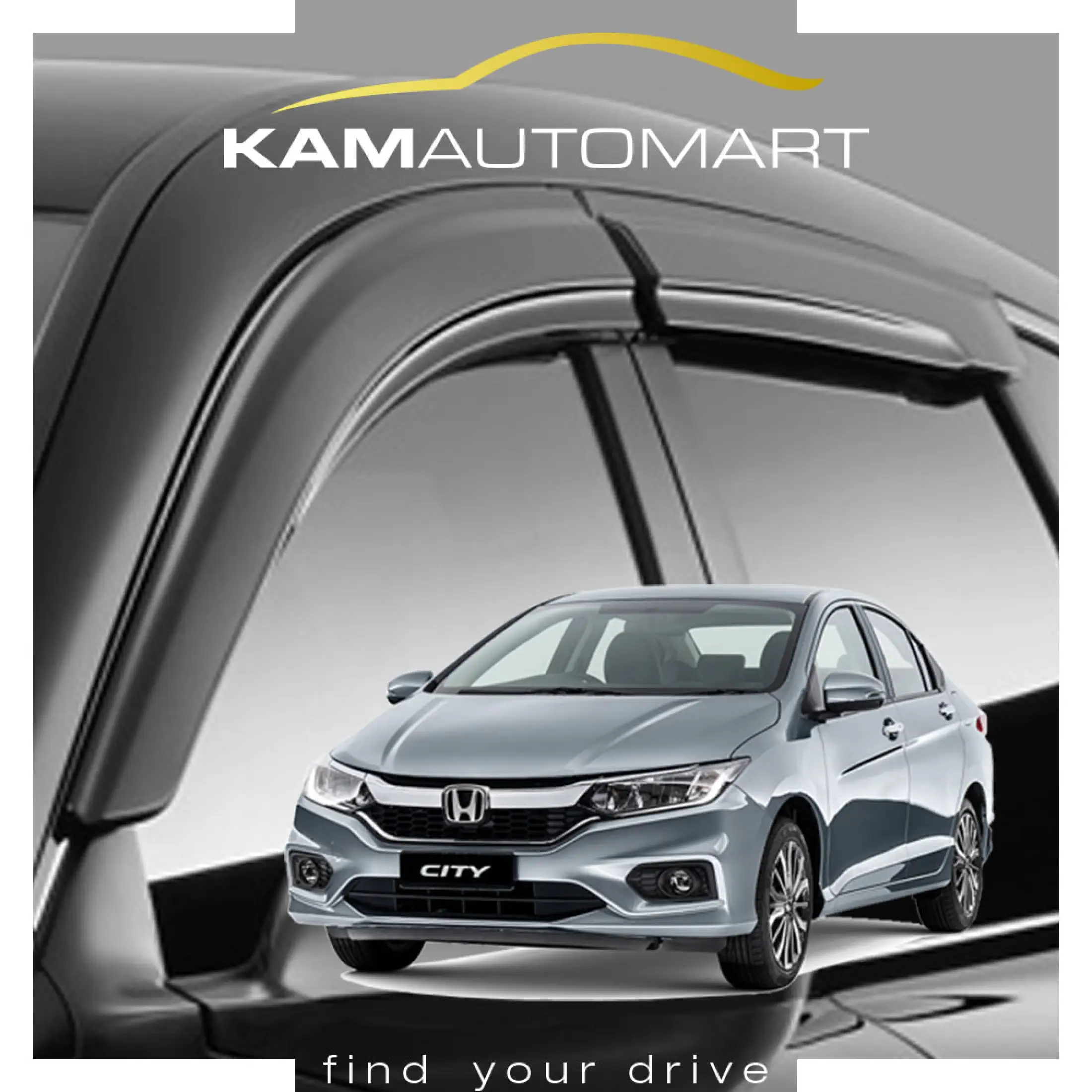 Honda City 2015 On Car Window Door Visor Mugen Rain Deflector Guard Kam Auto Mart Pte Ltd Lazada Singapore