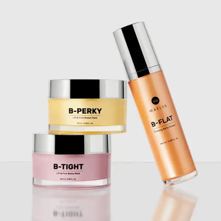 [Original Seller, **Free Gifts] Maelys Cosmetics Body Reshaping Products- B Flat/ B Tight/ B Perky/ B Foxy/ B Flex/ Glossy/ Glowy/ Vain/ Get Sprung/ Get Cheeky