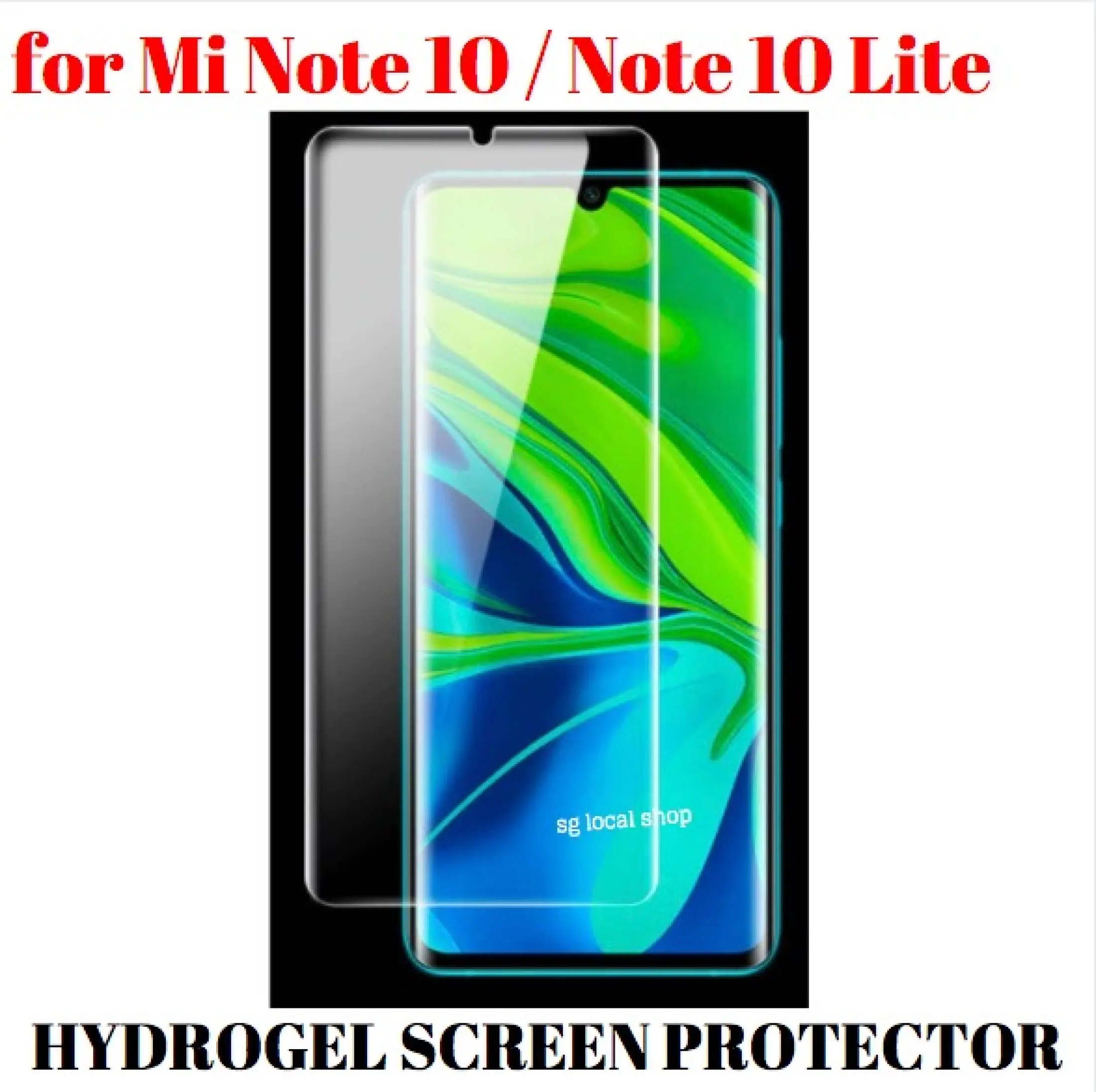 Sg In Stock Xiaomi Mi Note 10 Mi Note 10 Lite Curved Hydrogel Screen Protector Film Not Tempered Glass Lazada Singapore