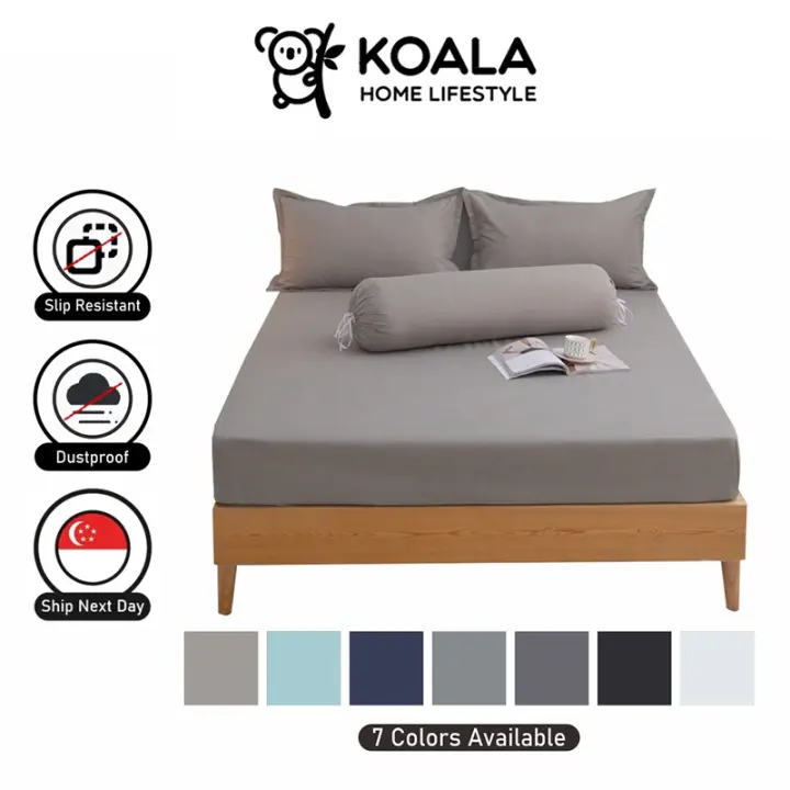 🇸🇬 🔥 Koala Home Bedsheet/Bed Sheet/fitted sheet/Single/Super Single/Queen/King Size Bedsheet