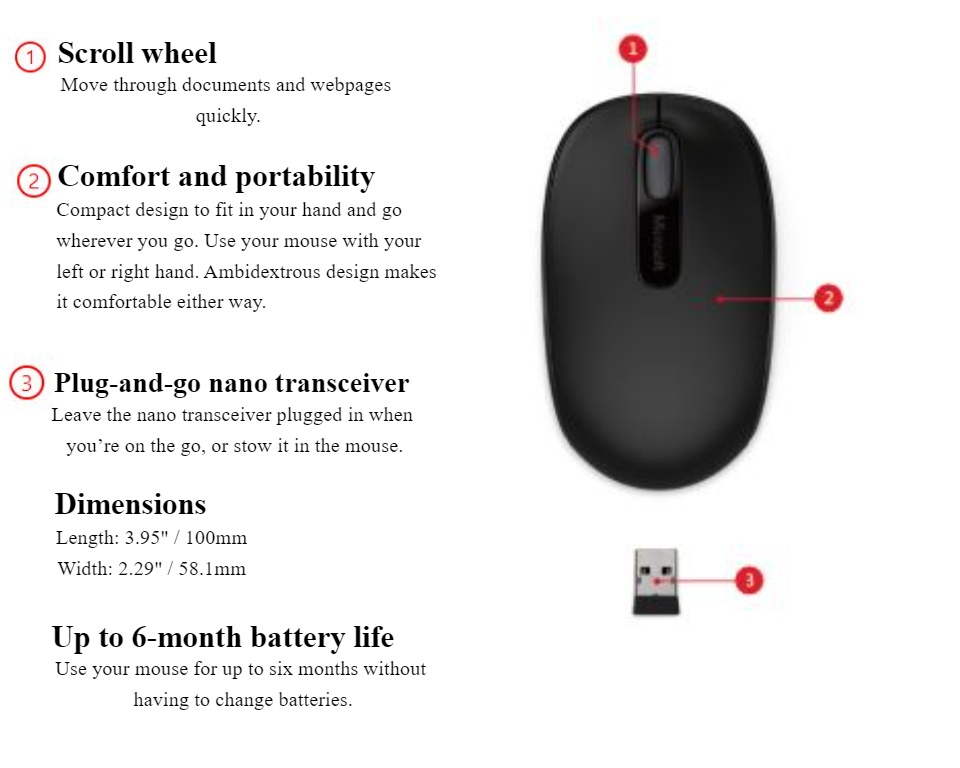 microsoft mouse battery change