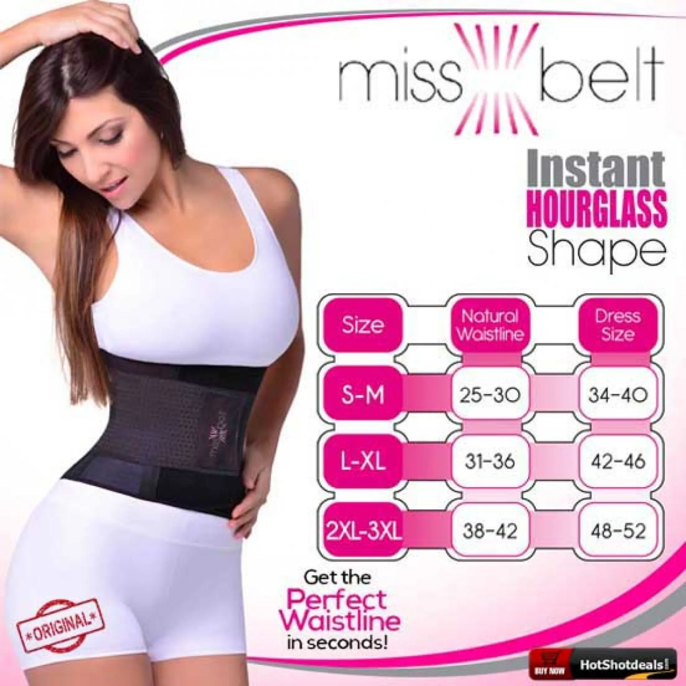 Miss belt sizes Clearance