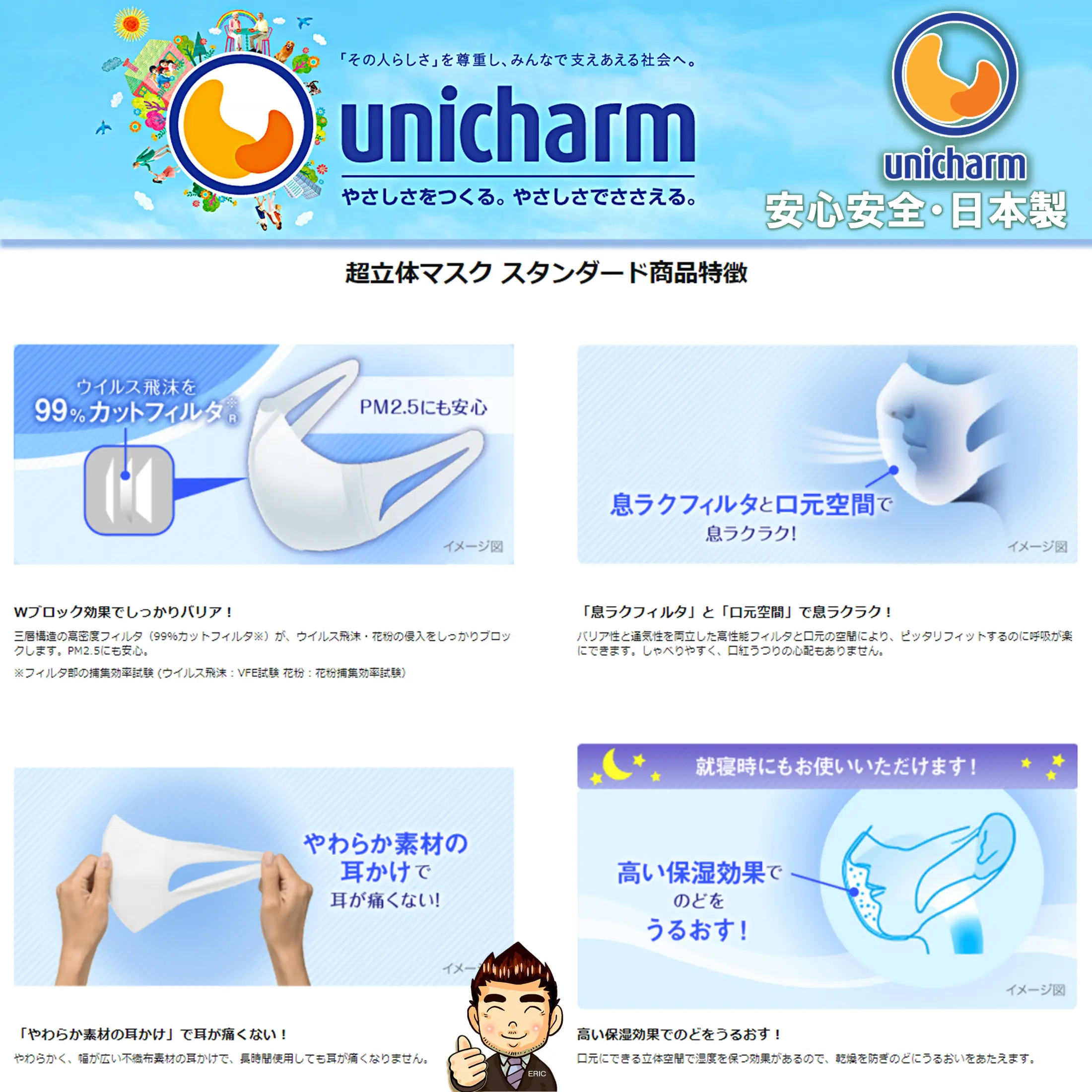 日本 緊急限量輸入 Made In Japan Standard Version Unicharm Super 3d Mask 30pcs Big Size 日本製unicharm标准版超立体口罩 30枚 大尺码 Lazada Singapore