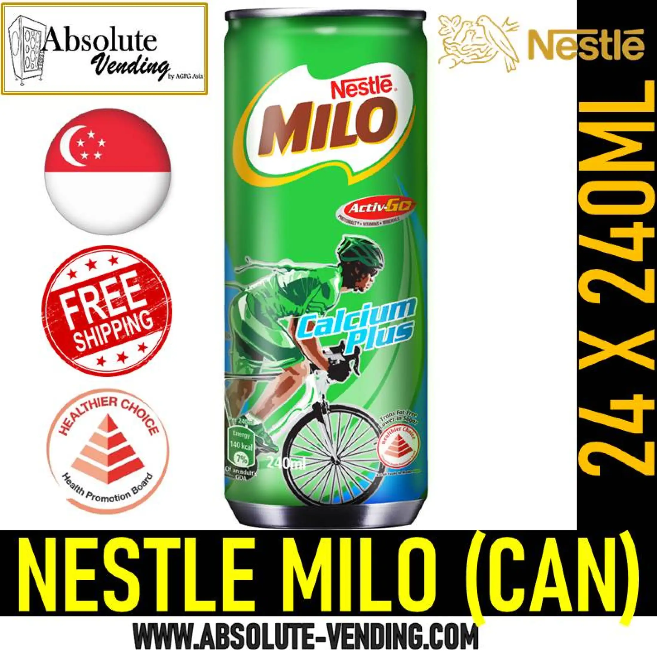 Nestle Milo Can 240ml X 24 Free Delivery Within 3 Working Days Lazada Singapore