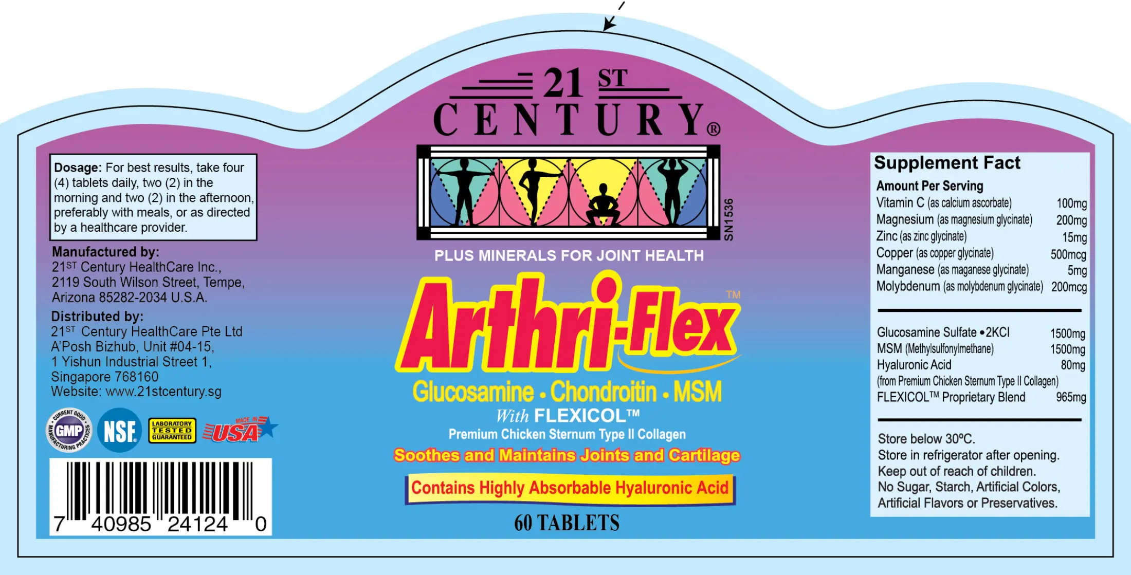 21st Century Arthri Flex 60s Lazada Singapore