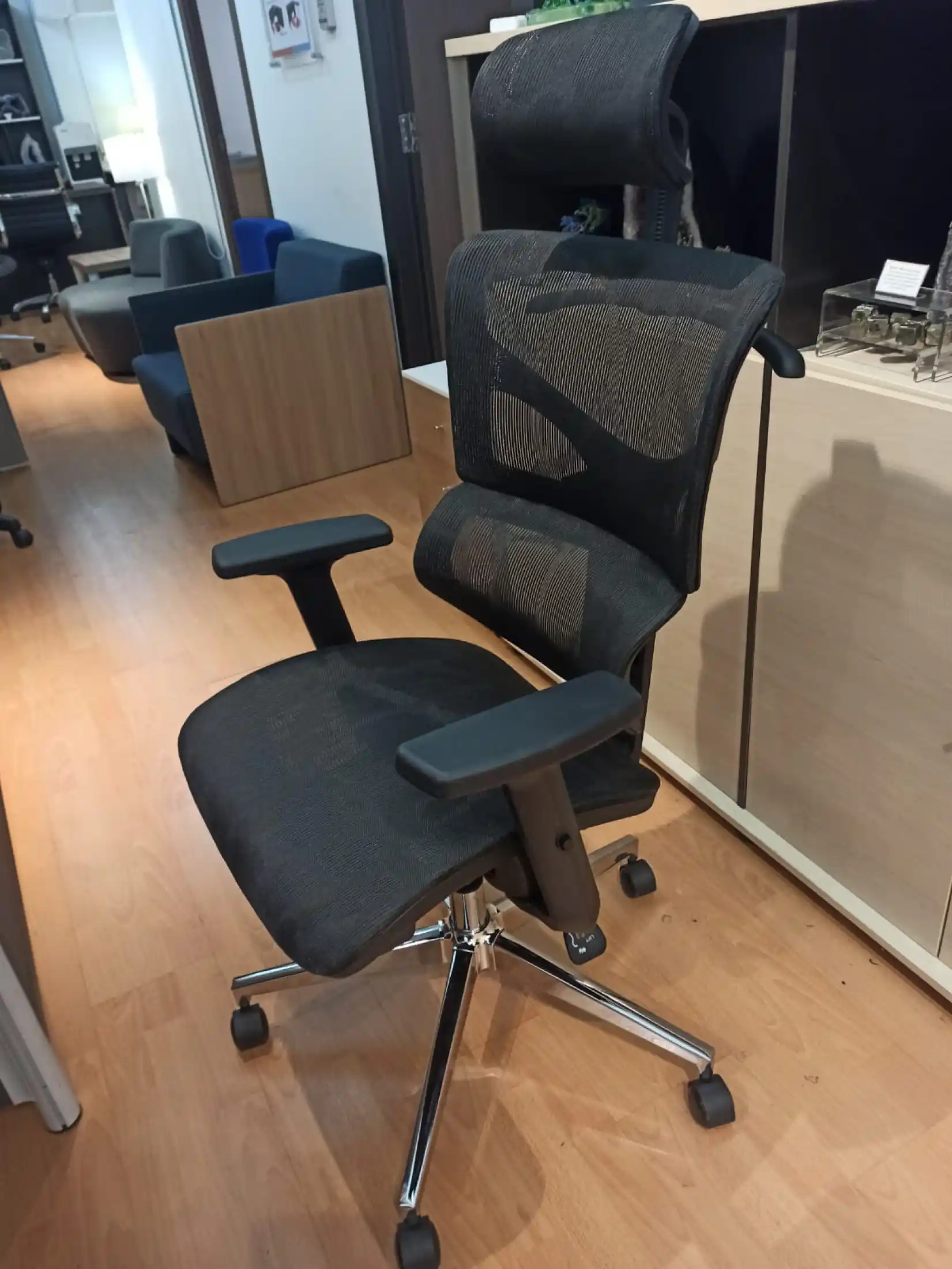 Full Mesh Office Chair Ergonomic, Ergonomic Mesh Office Chair With Headrest