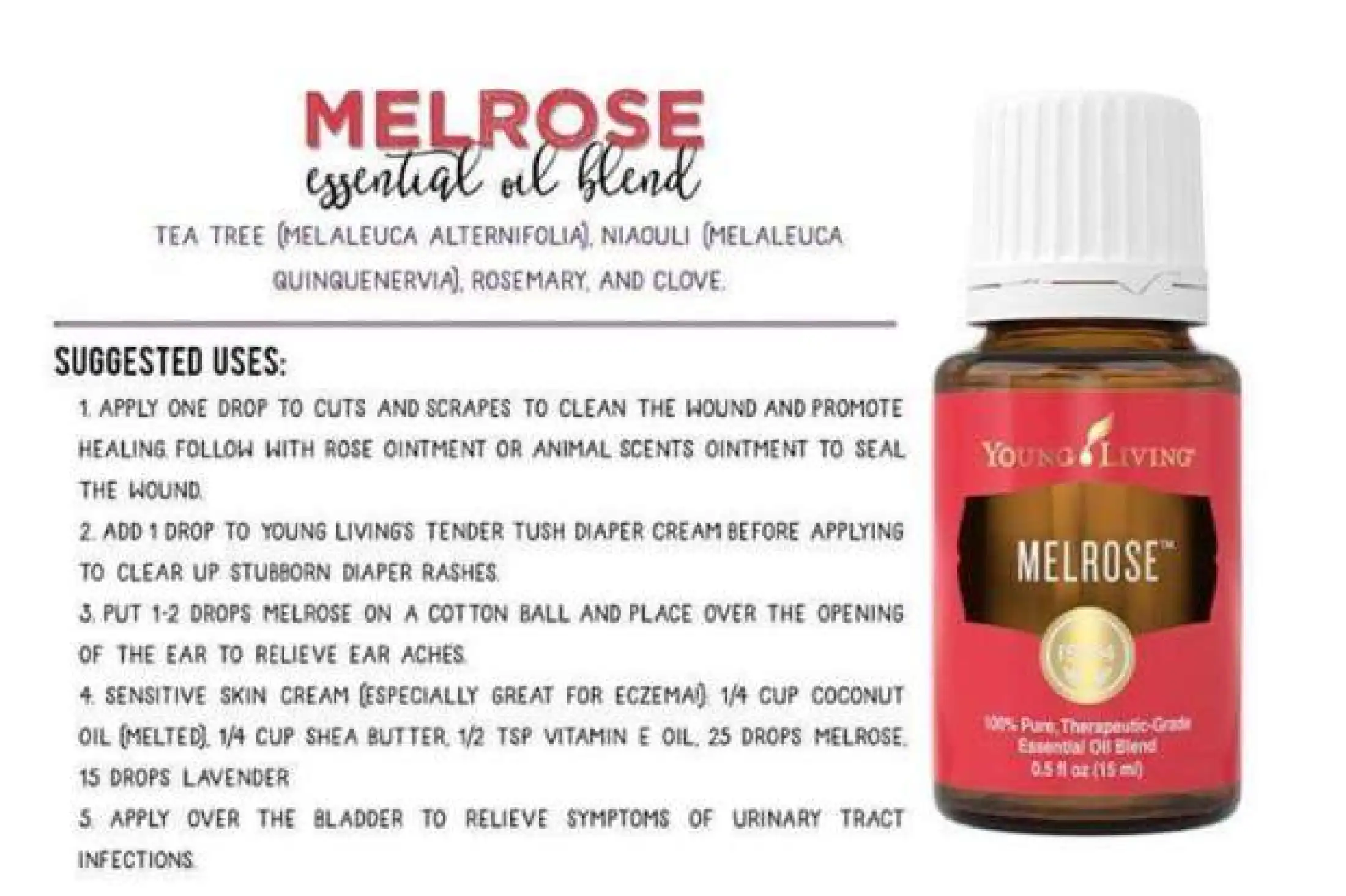Young Living Melrose Essential Oil Blend 15ml Lazada Singapore
