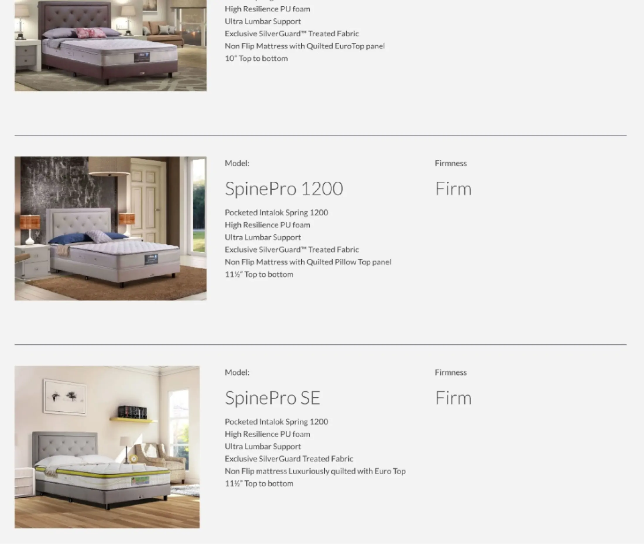 Bulky Vono Spinepro 1200 Mattress 11 5in Pocketed Intalok Spring Available Sizes King Queen Super Single Single Lazada Singapore